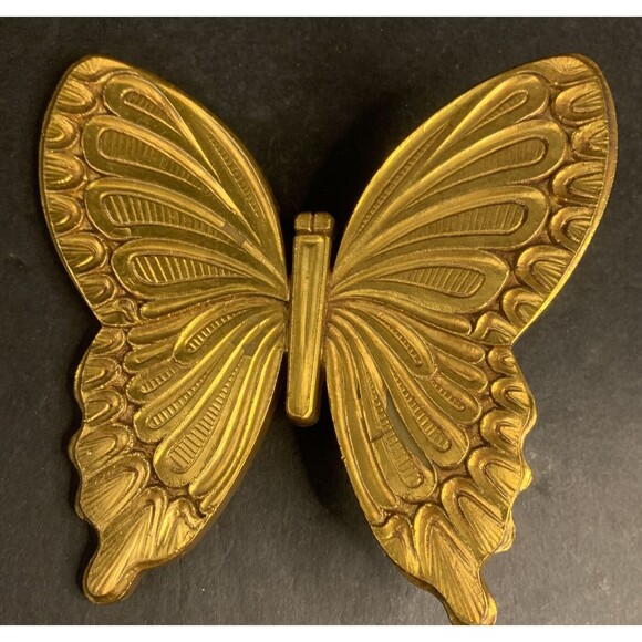 SYROCO Vintage Gold Butterfly Set Made In USA  A7291, B 7291 - Picture 6 of 9